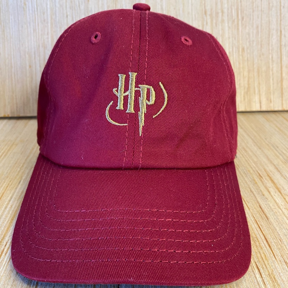 Harry Potter HP Hat Strapback Adjustable Red Unisex OSFM Used Cap Gryffindor